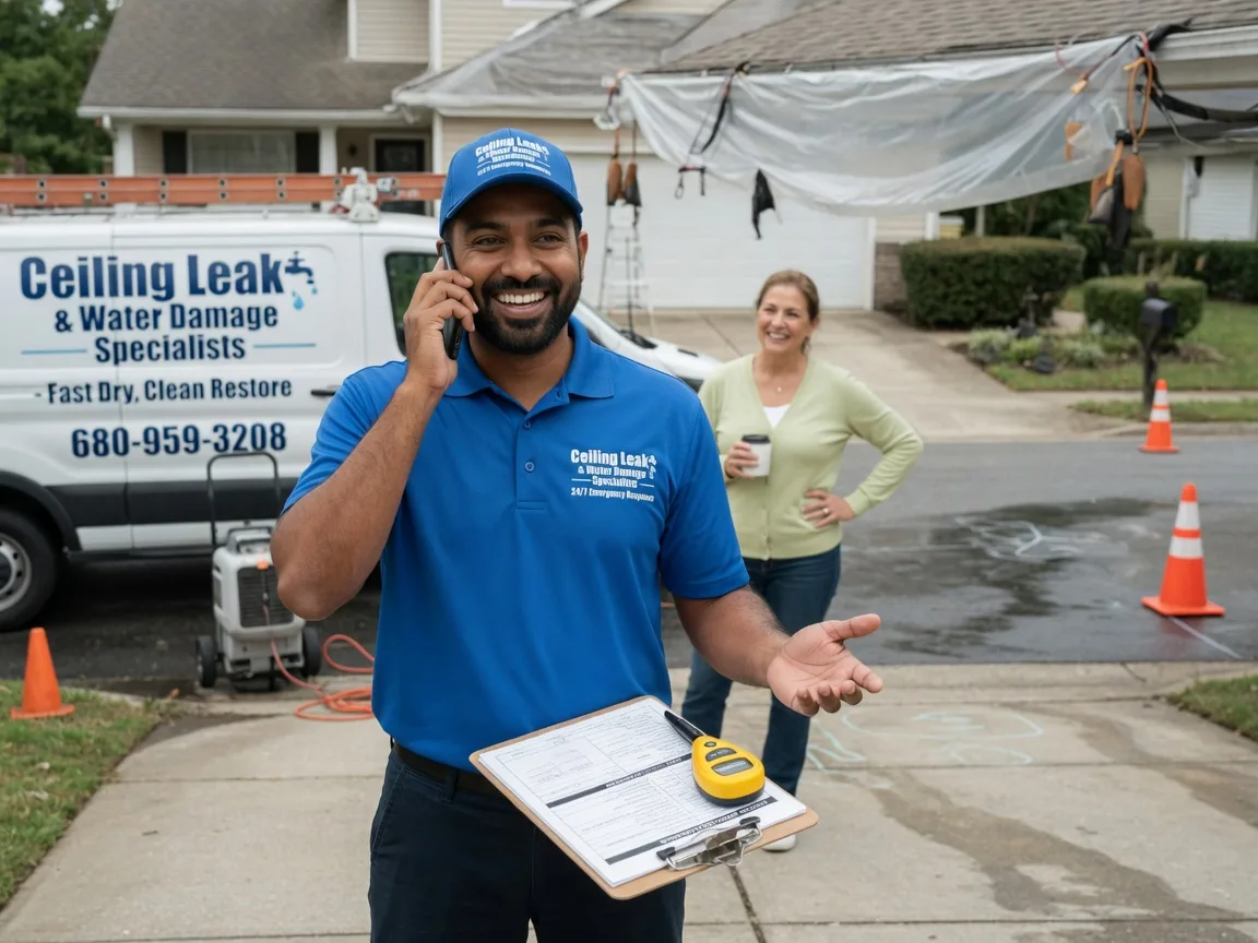 Ceiling Leak Cleanup Dungannon, VA FAQs